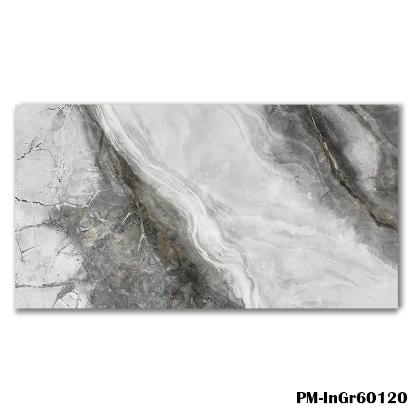 PM InGr60120 Grey Marble Effect Tile 60x120cm Blackburn Tile Centre