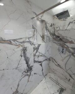 White Marble Effect Bathroom 60x120cm Tiles - Blackburn Tile Centre - Best Tiles Manufacturer in U. K.